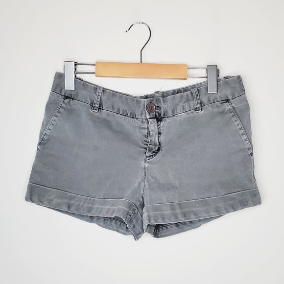 ARITZIA TALULA Cotton Grey Shorts - Picture 3 of 10